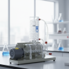 Laboratory water distiller Basic Water Still W4L producing high-purity distilled water for research and healthcare applications.